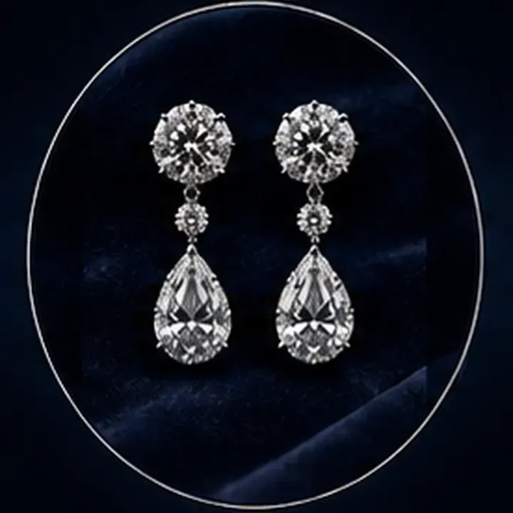 Aster Halo Stud Earrings